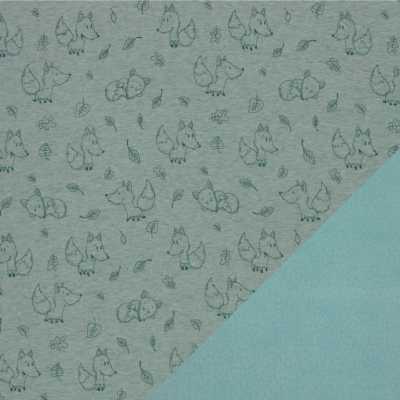 Alpenfleece | LEAH | Fuchs meliert mint